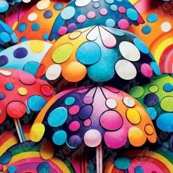 Yazz – Colourful Umbrella 1023 Piece Puzzle