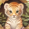 Yazz – Cute Tiger 1000 Piece Puzzle **CLEARANCE**