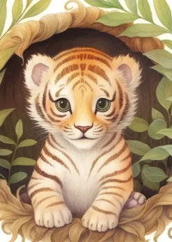 Yazz – Cute Tiger 1000 Piece Puzzle **CLEARANCE**