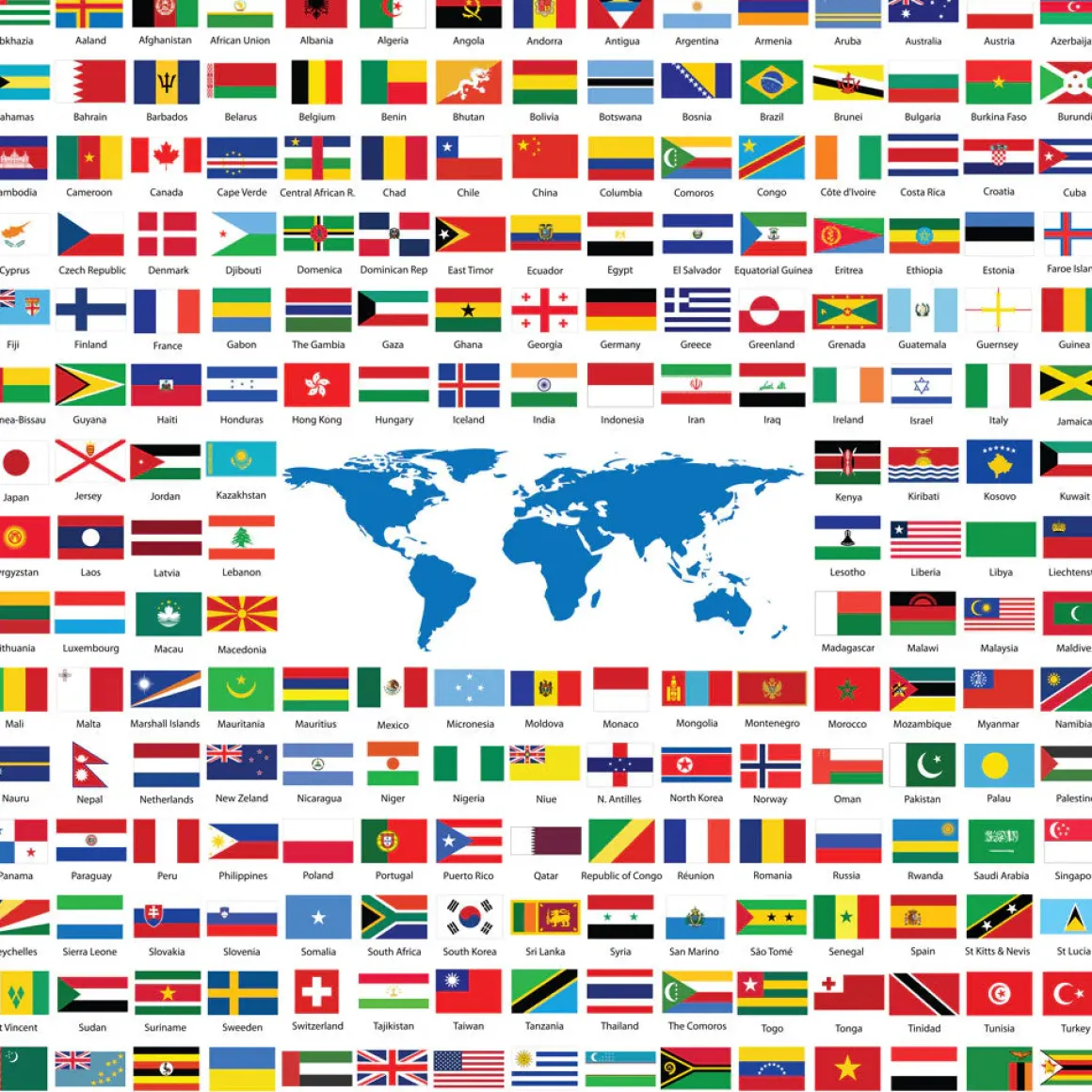 Yazz – Flags 1023 Piece Puzzle
